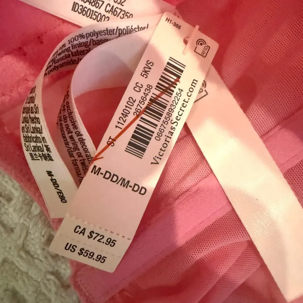 Victoria's Secret Dream Angels M DD Boho cap sleeve corset BC3 3229